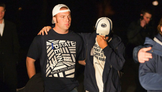 Illustration for article titled The Saddest Sad Faces Of Sad Penn State Bros